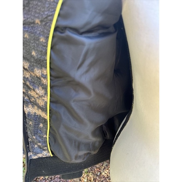 Marc New York Andrew Mark Winter Coat Down Blend Fair Isle Pattern Sz S - Picture 5 of 6